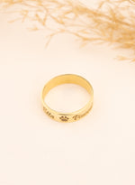925 Sterling Silver Two Name And Paw & Name Ring 4Mm