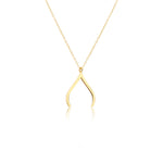 925 Sterling Silver Wishbone Ring Holder Necklace
