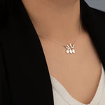 925 Sterling Silver Olive Branch Necklace