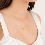 925 Sterling Silver Elvish Tengwar Name Necklace
