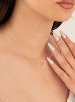 925 Sterling Silver Ballerina Necklace