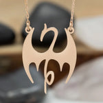 925 Sterling Silver Iron Fist Logo Necklace