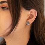 925 Sterling Silver Darth Vader Earrings