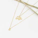925 Sterling Silver Personalized Puzzle Necklace