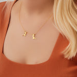 925 Sterling Silver Dancer Necklace