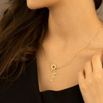 925 Sterling Silver Paperclip Chain Necklace With Name,