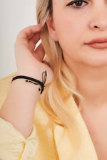 925 Sterling Silver Adjustable Name Rope Bracelet