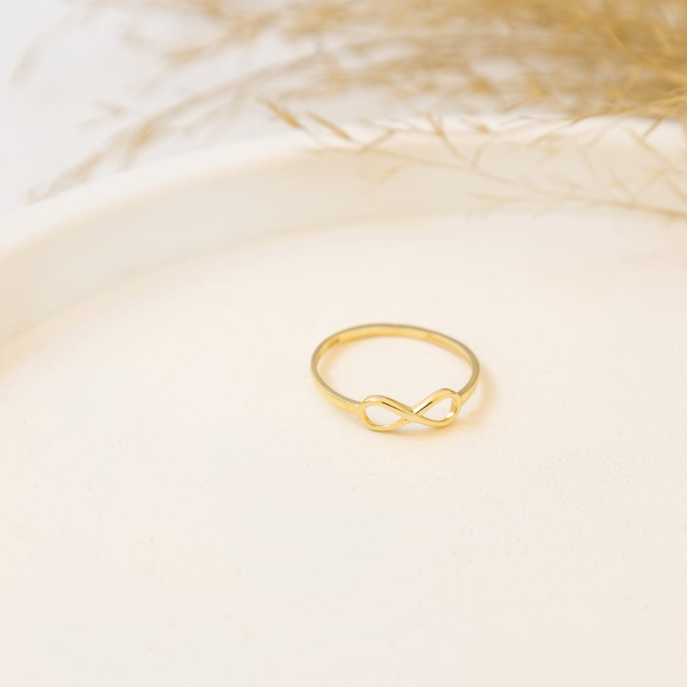 925 Sterling Silver Infinity Ring,
