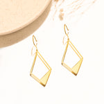 925 Sterling Silver Square Hoop Earrings