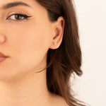 925 Sterling Silver Baseball Earrings