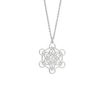 925 Sterling Silver Metatron Necklace