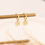 925 Sterling Silver Hoop Dragon Earrings