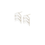 925 Sterling Silver Chevron Arrow Earring