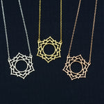 925 Sterling Silver Crown Chakra Necklace