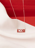 925 Sterling Silver 100. Yıl Necklace