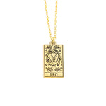 925 Sterling Silver Tarot Zodiac Necklace