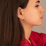 925 Sterling Silver Candy Cane Studs
