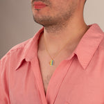 925 Sterling Silver Circle Queer Flag Necklace