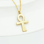 925 Sterling Silver Ankh Necklace