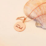 925 Sterling Silver Personalized Custom Name Heart Necklace