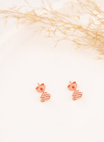 925 Sterling Silver Old English Initial Earringsa