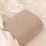 925 Sterling Silver Cat Moon Studs