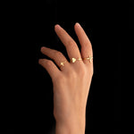 925 Sterling Silver Personalized Initial Cross Ring