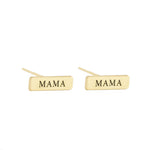 925 Sterling Silver Personalized Name Bar Earring