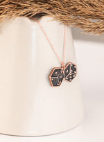 925 Sterling Silver Double Dice Necklace