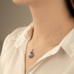 925 Sterling Silver 3D Seashell Necklace