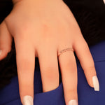 925 Sterling Silver Personalized Slim Engraved Ring