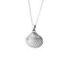 925 Sterling Silver 3D Seashell Necklace