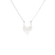 925 Sterling Silver Moon And Sun Necklace - Half Sun Necklace