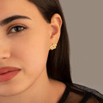 925 Sterling Silver Lotus Flower Studs