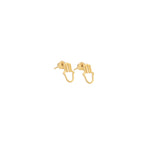 925 Sterling Silver Hamsa Studs 437