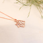 925 Sterling Silver Fish Balık Necklace