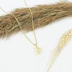 925 Sterling Silver Double Initial Necklace (Zi̇nci̇ri̇ Cs40005)