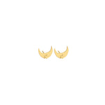 925 Sterling Silver Hi̇lal Şekli̇nde Ear Jacket Star Earrings