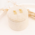 925 Sterling Silver Number Earrings,