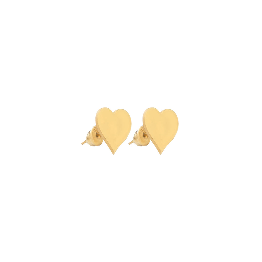 925 Sterling Silver Heart Studs
