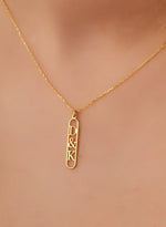 925 Sterling Silver Personalized Two Letter Necklace