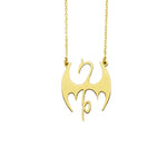 925 Sterling Silver Iron Fist Logo Necklace