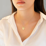 925 Sterling Silver Owl Necklace 505