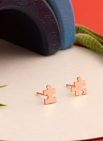 925 Sterling Silver Puzzle Earrings