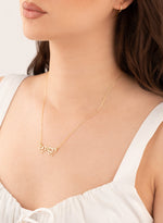 925 Sterling Silver Elvish Tengwar Name Necklace