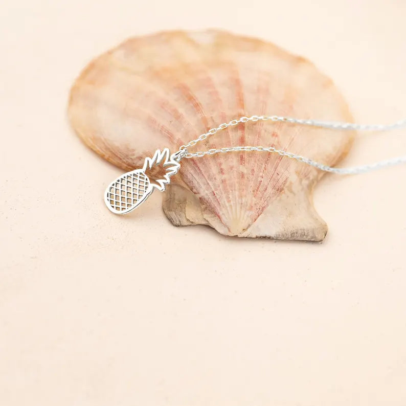 925 Sterling Silver Ananas Necklace