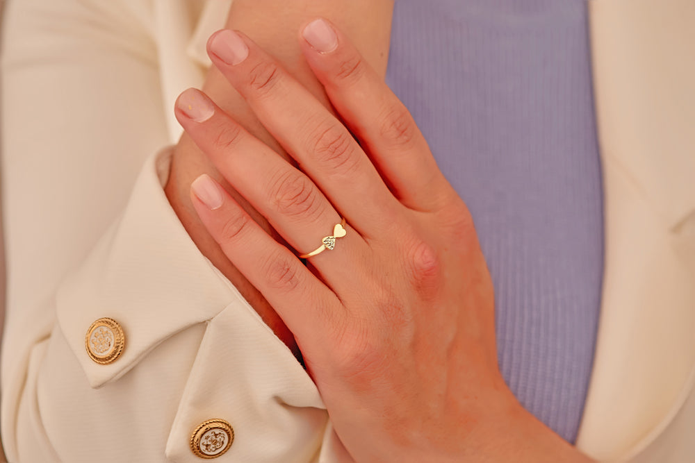 925 Sterling Silver Bow Ring