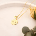925 Sterling Silver Personalized Custom Name BaşInitial Letter Necklace