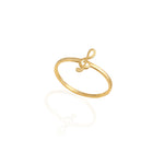925 Sterling Silver Tiny Treble Clef Ring