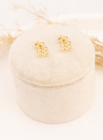 925 Sterling Silver Number Earrings,